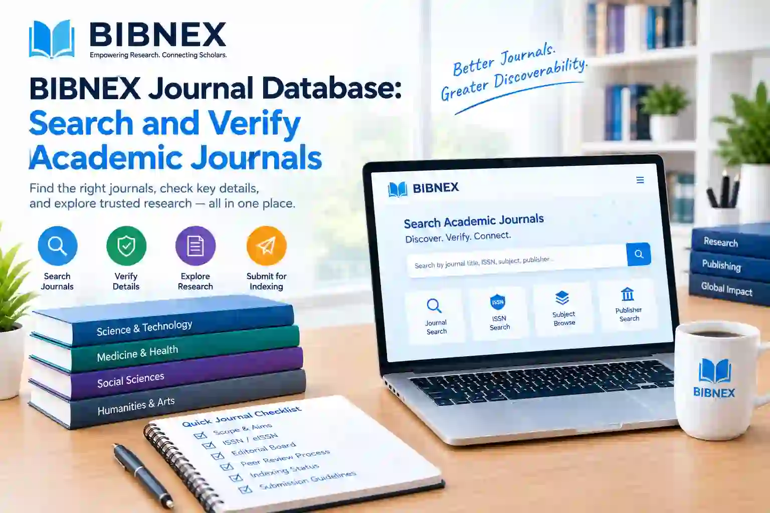 BIBNEX Journal Database: Search and Verify Academic Journals